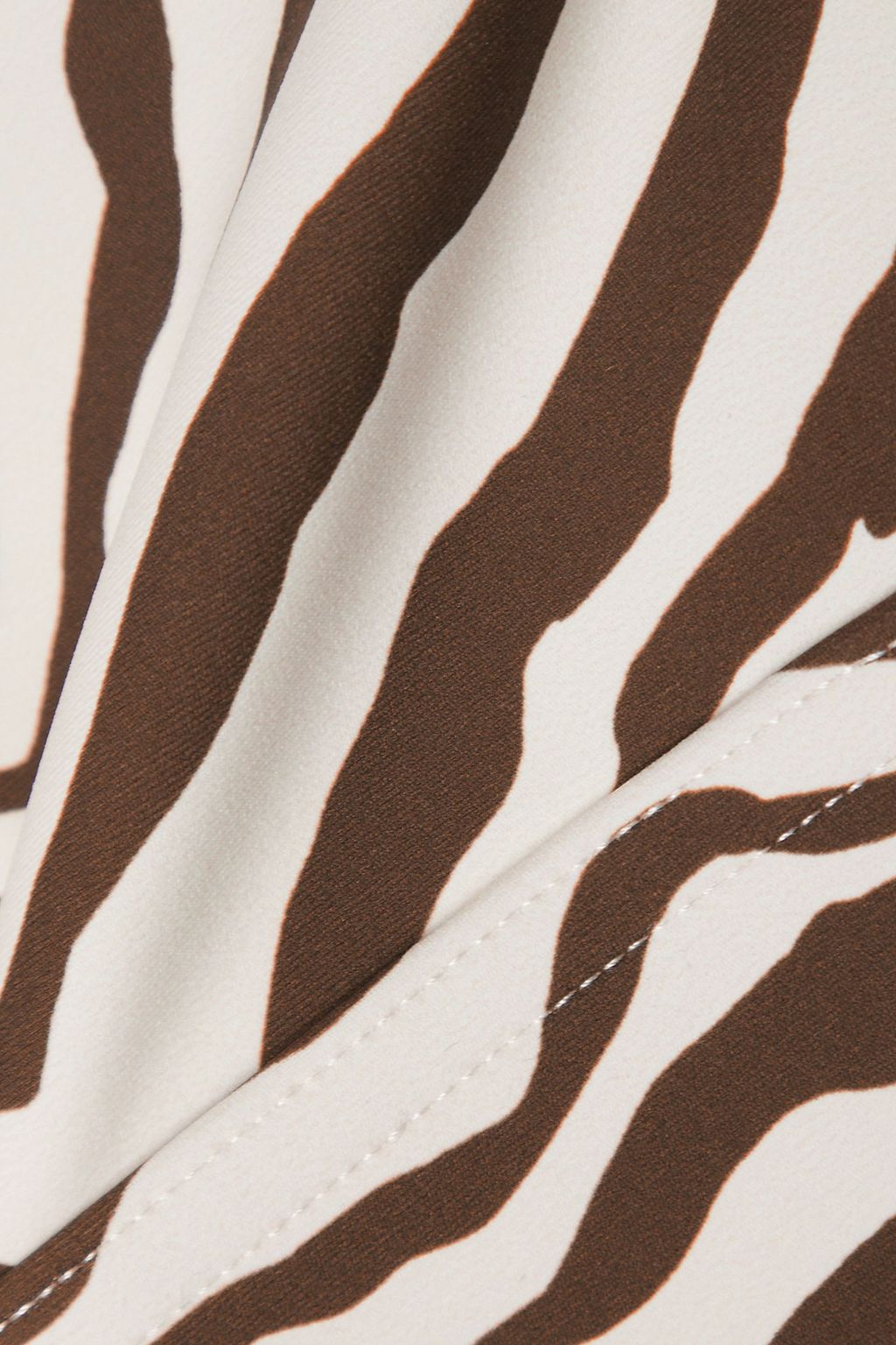 ALL ACCESS Front Row zebra-print stretch sports bra