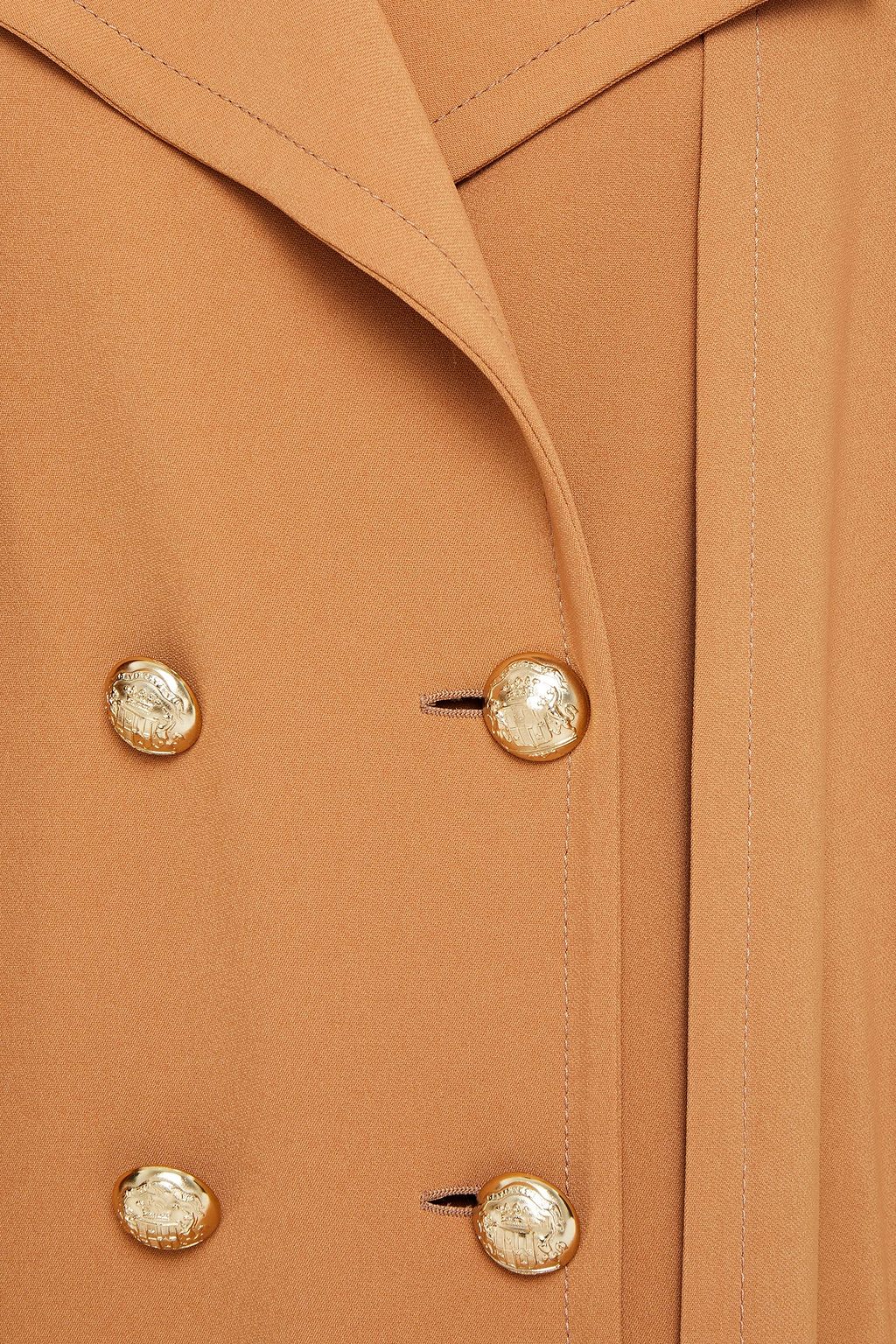ELIE SAAB Double-breasted crepe coat