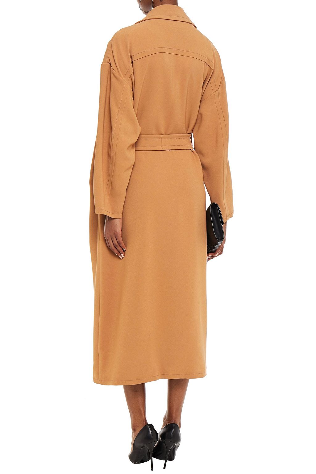 ELIE SAAB Double-breasted crepe coat