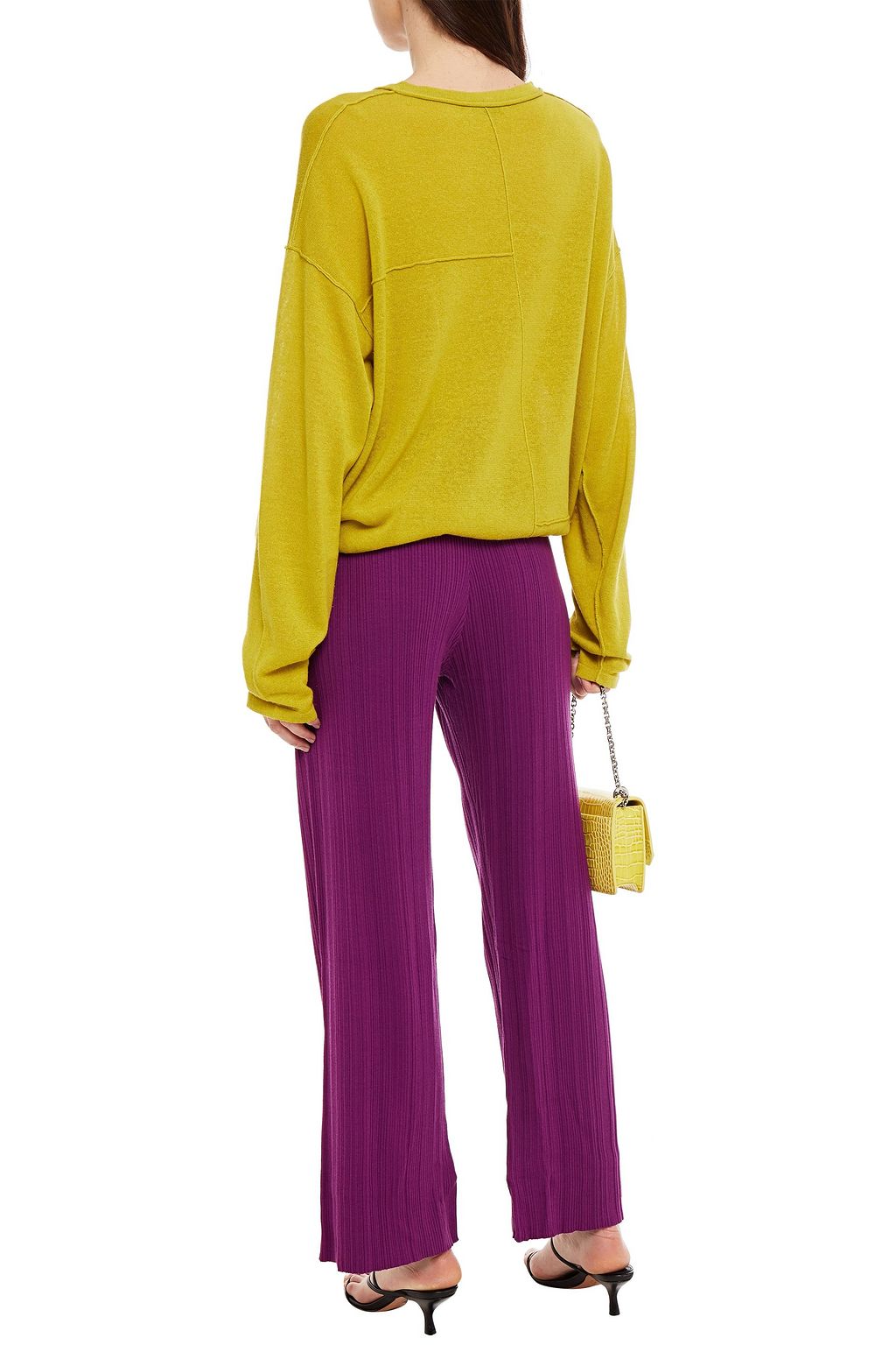 NINETY PERCENT Oversized organic cotton-blend sweater