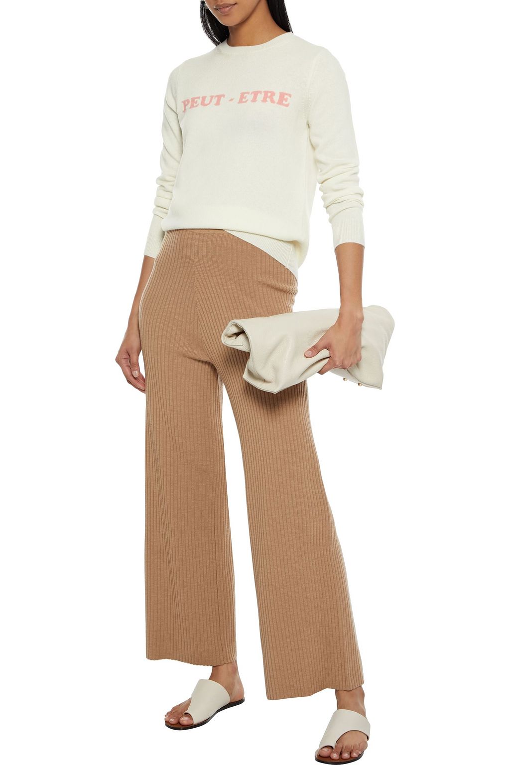 CHINTI & PARKER Intarsia wool and cashmere-blend sweater
