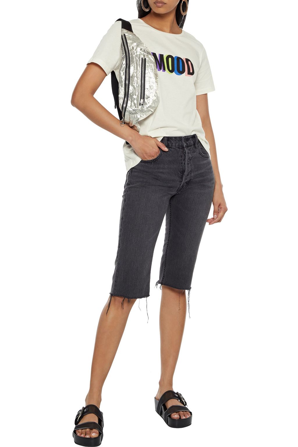 CHINTI & PARKER Printed cotton-jersey T-shirt