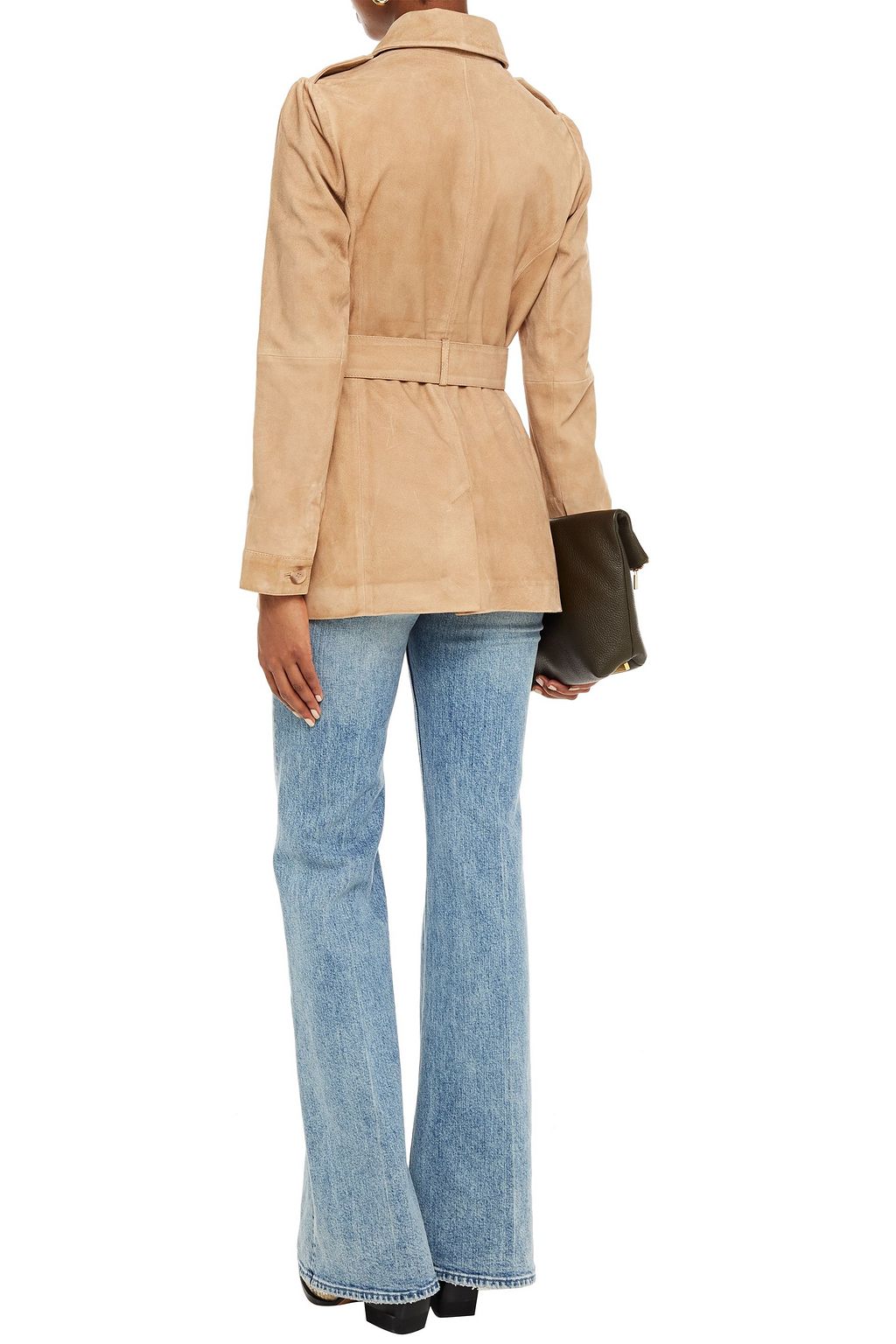 WALTER BAKER Joya belted suede jacket