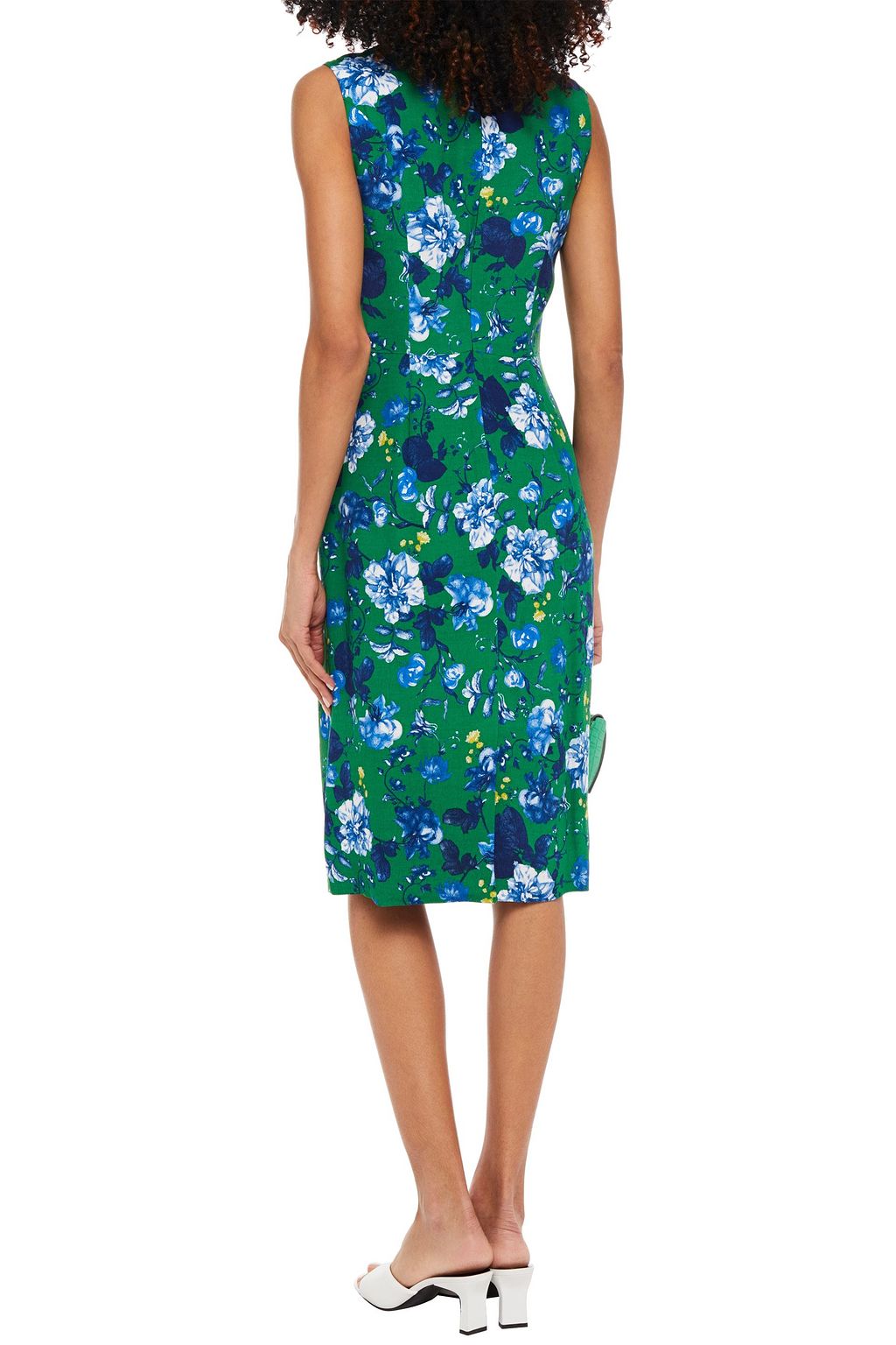 ERDEM Isabel floral-print crepe de chine dress