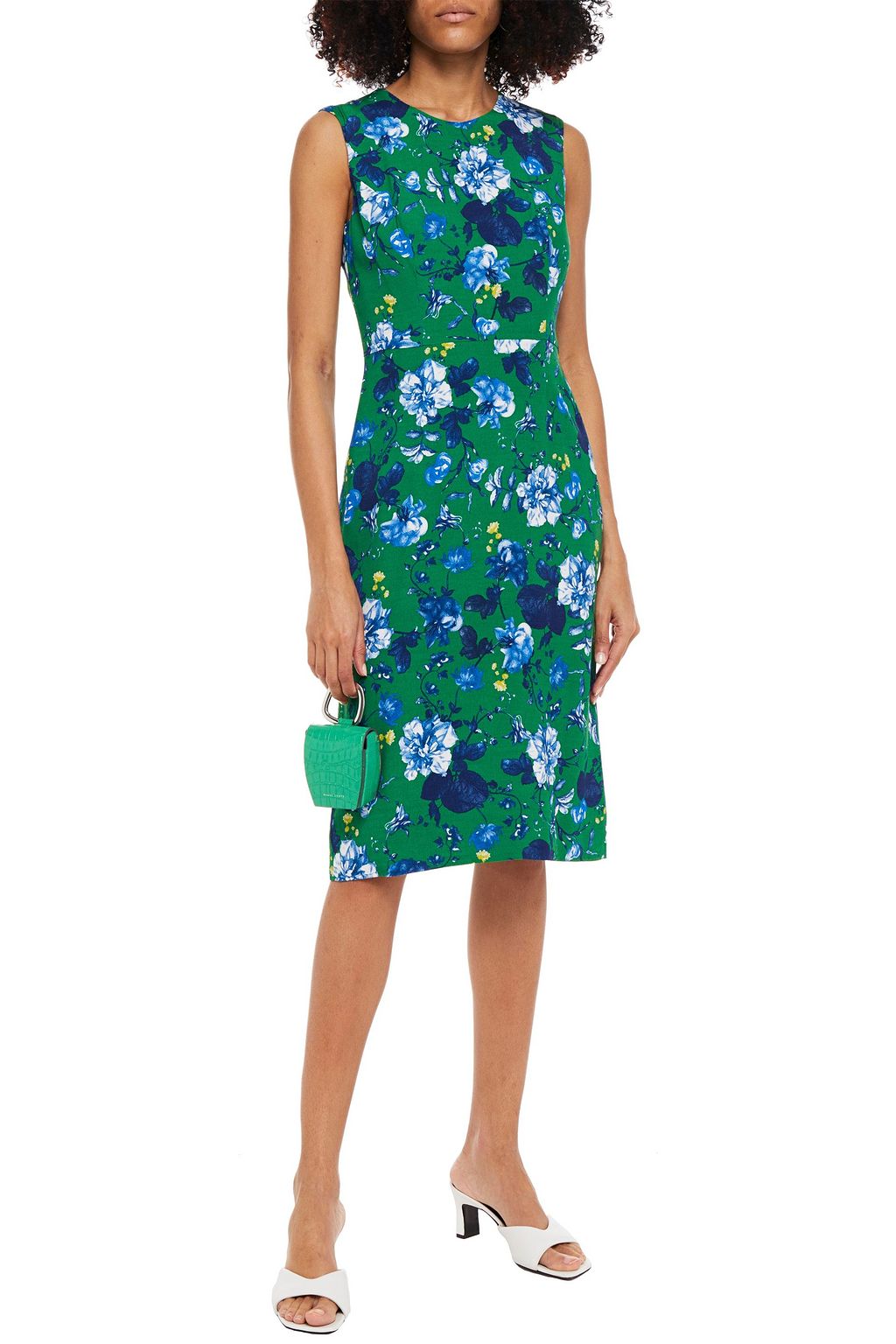 ERDEM Isabel floral-print crepe de chine dress