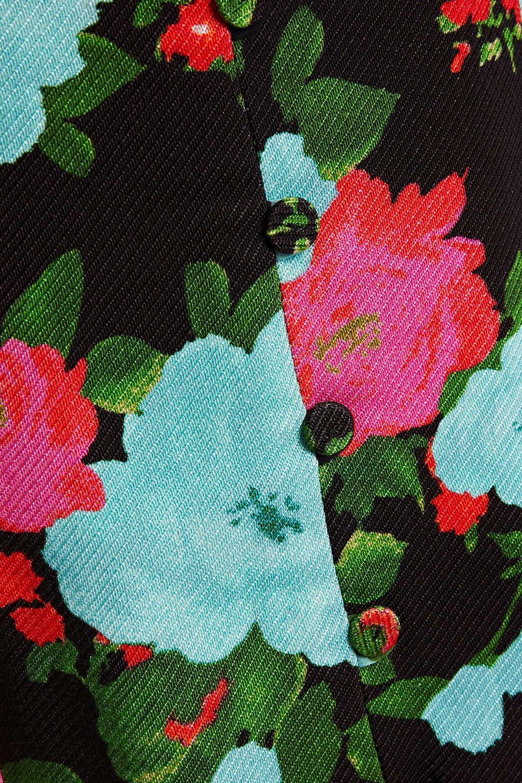 ERDEM Ninetta floral-print twill midi dress