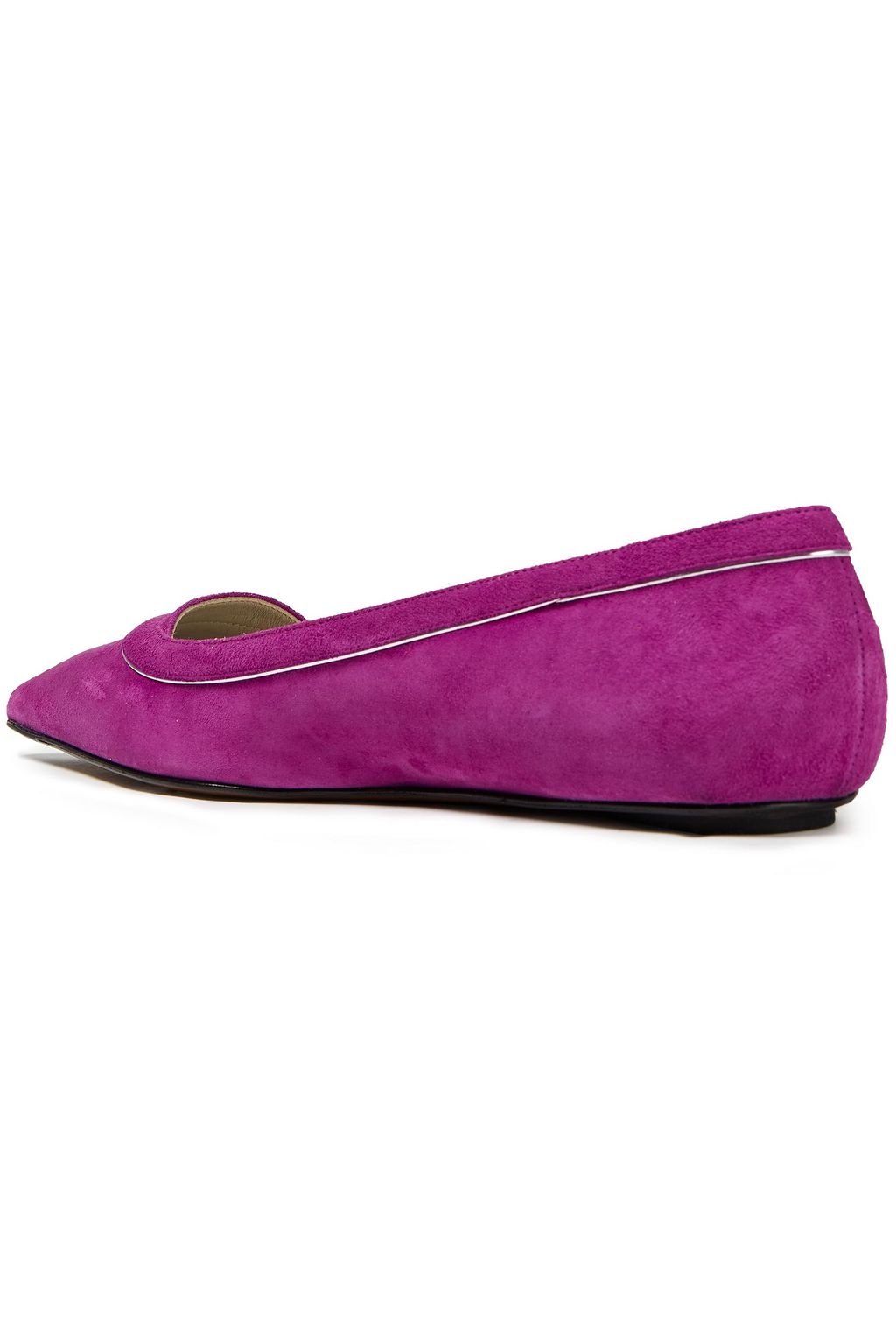 MARNI Suede point-toe flats