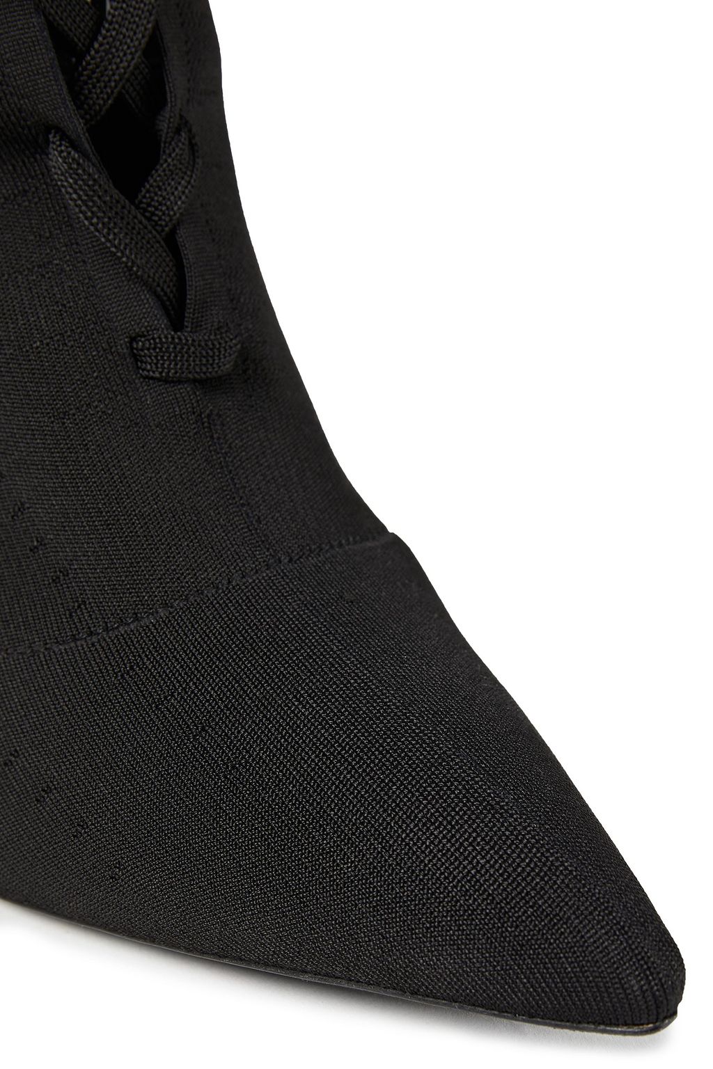 YEEZY Lace-up stretch-knit sock boots