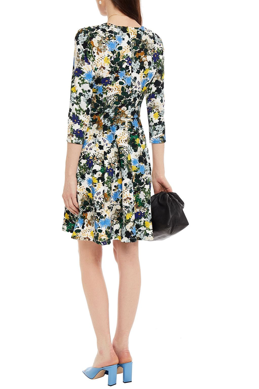 ERDEM Domitilla floral-print stretch-jersey mini dress