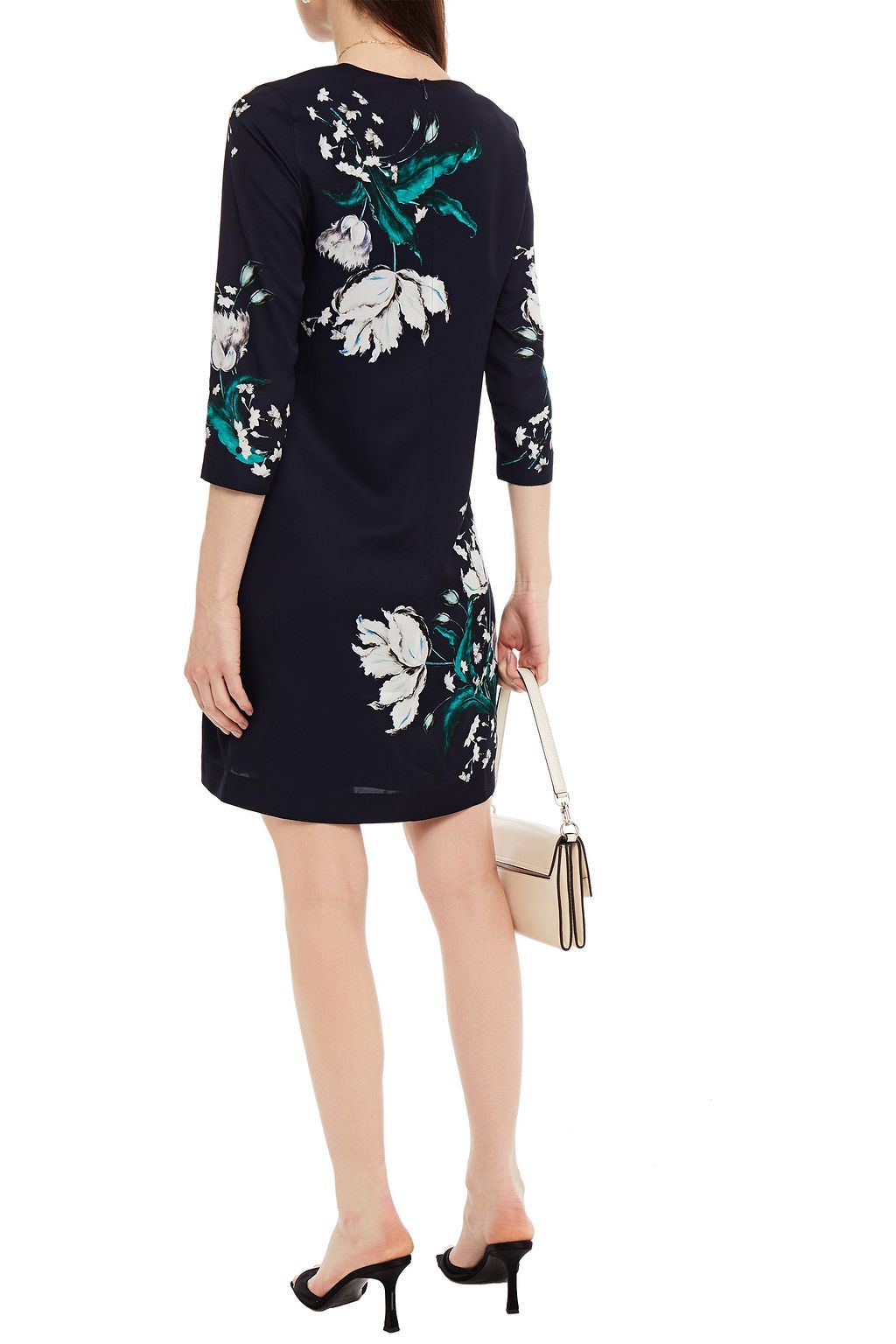 ERDEM Emma floral-print twill dress