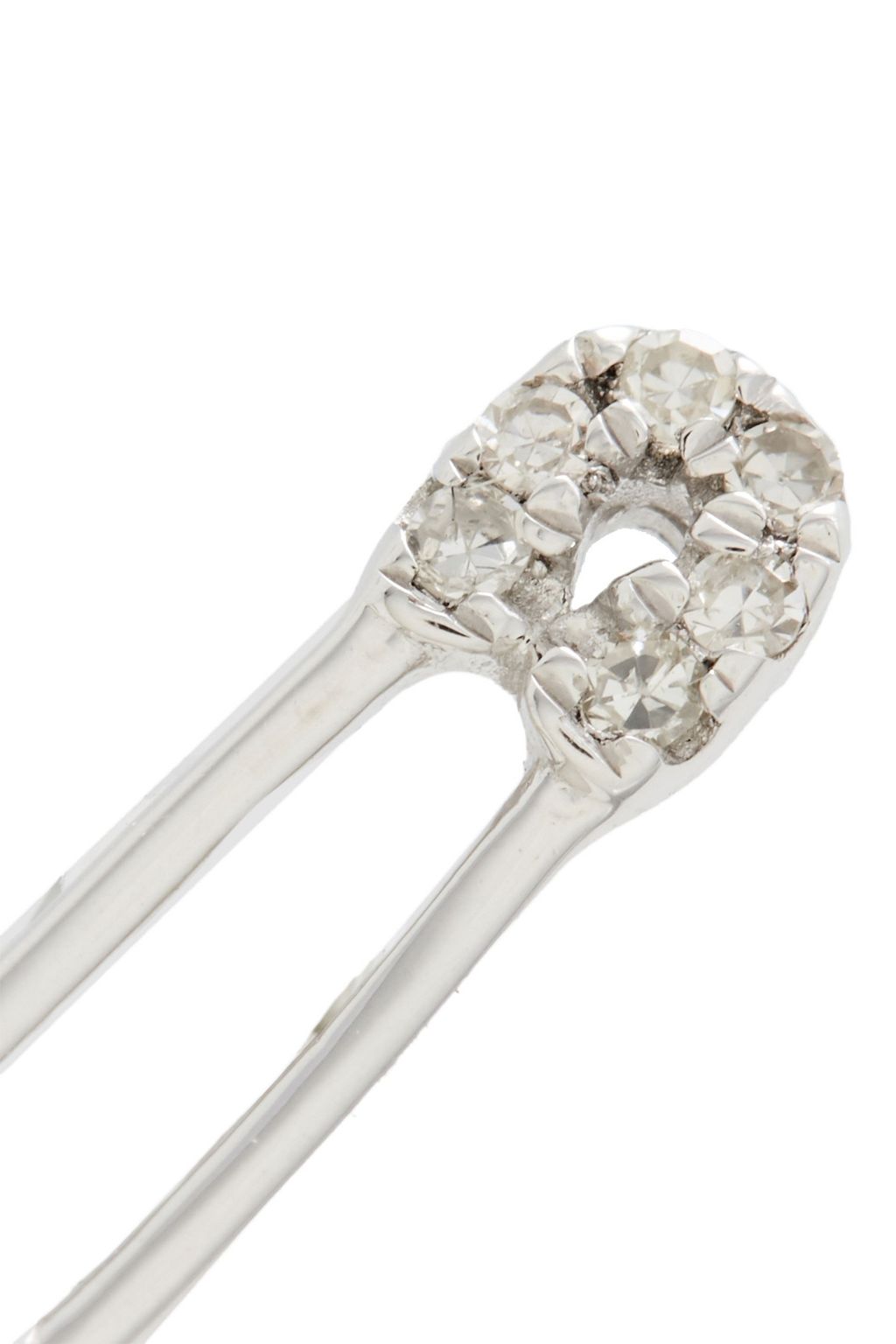 ADINA REYTER Sterling silver diamond earrings
