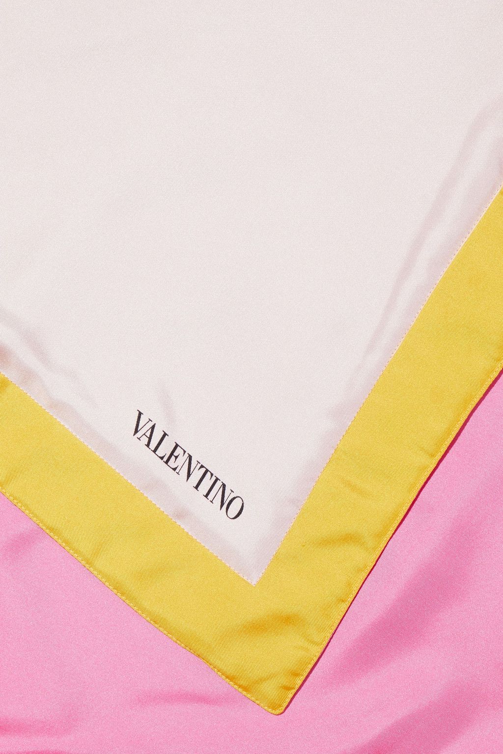 VALENTINO GARAVANI Quilted silk-twill scarf