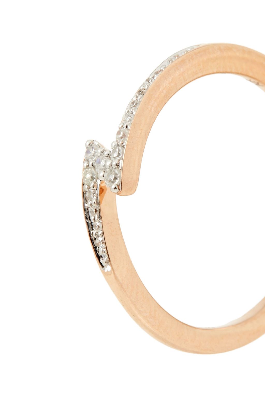 ADINA REYTER 14-karat rose gold diamond ring