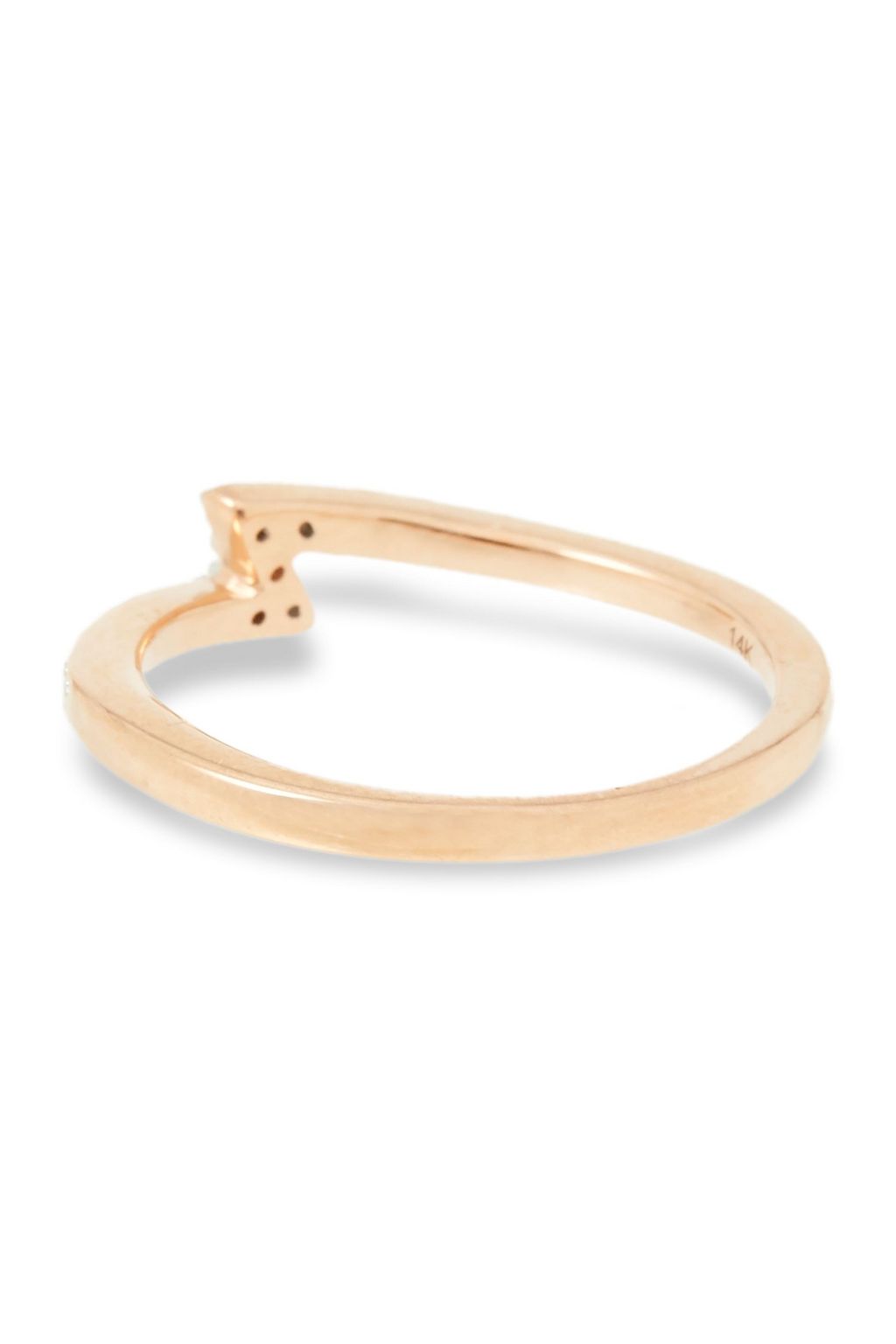 ADINA REYTER 14-karat rose gold diamond ring