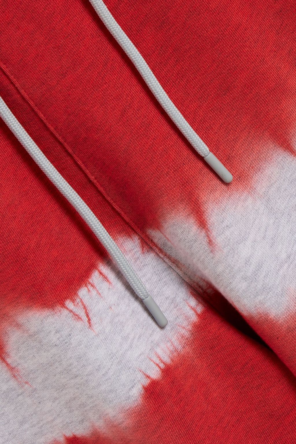 MSGM Tie-dyed French cotton-terry track pants