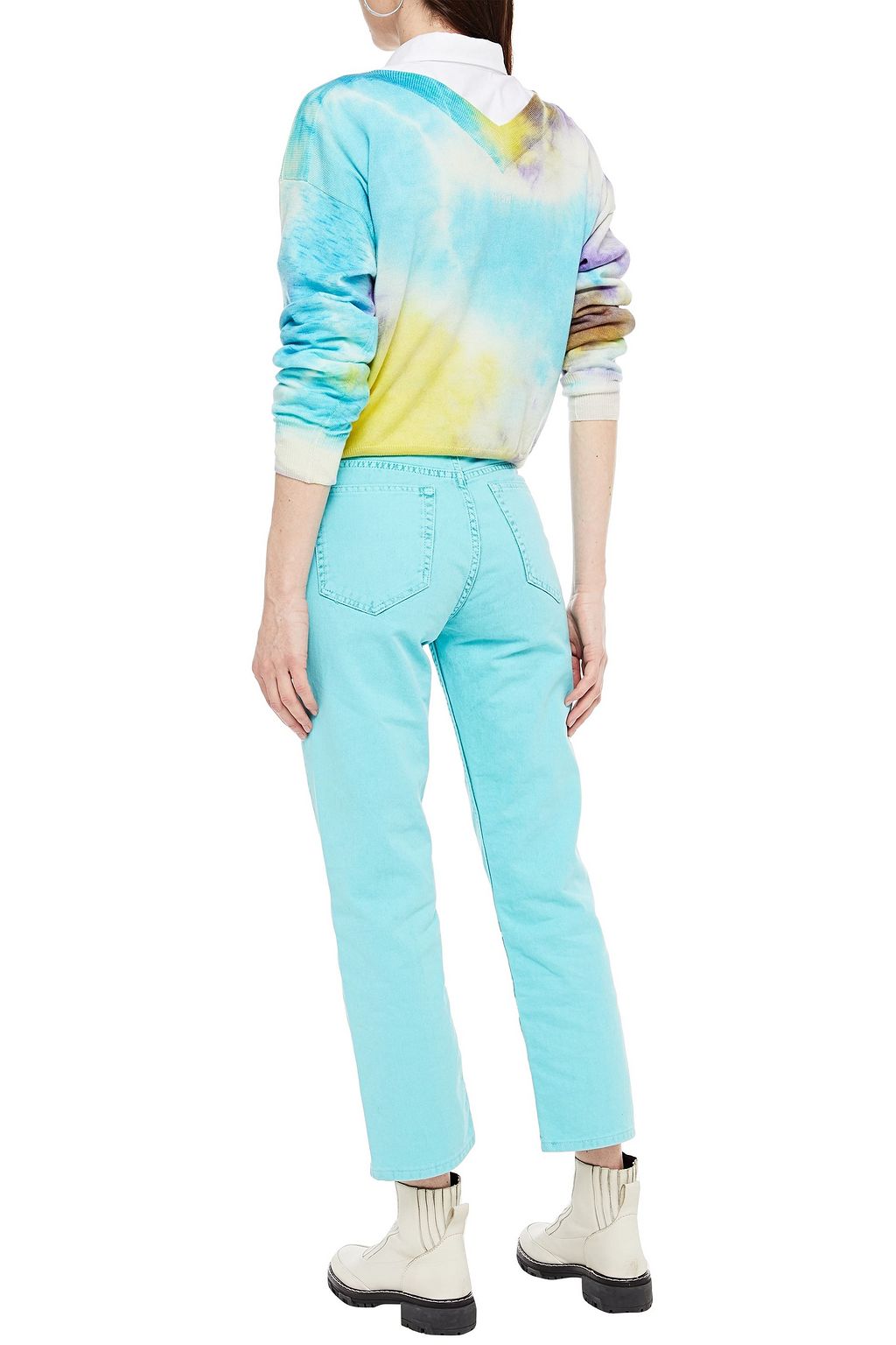 MSGM Tie-dyed wool sweater