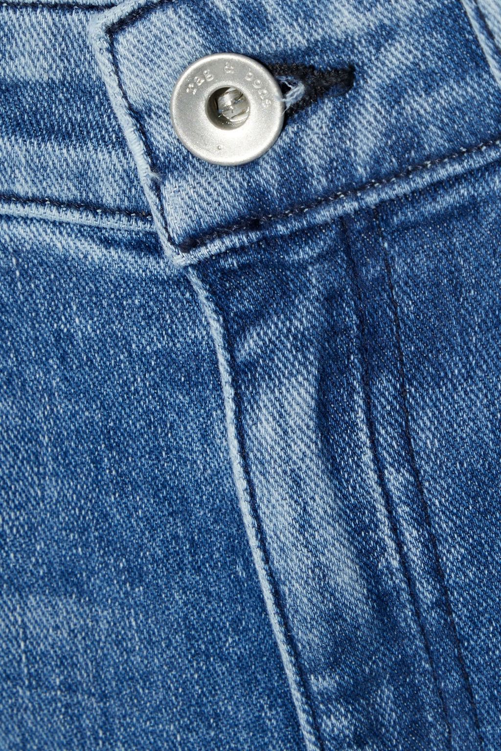RAG & BONE Dre cropped distressed slim boyfriend jeans