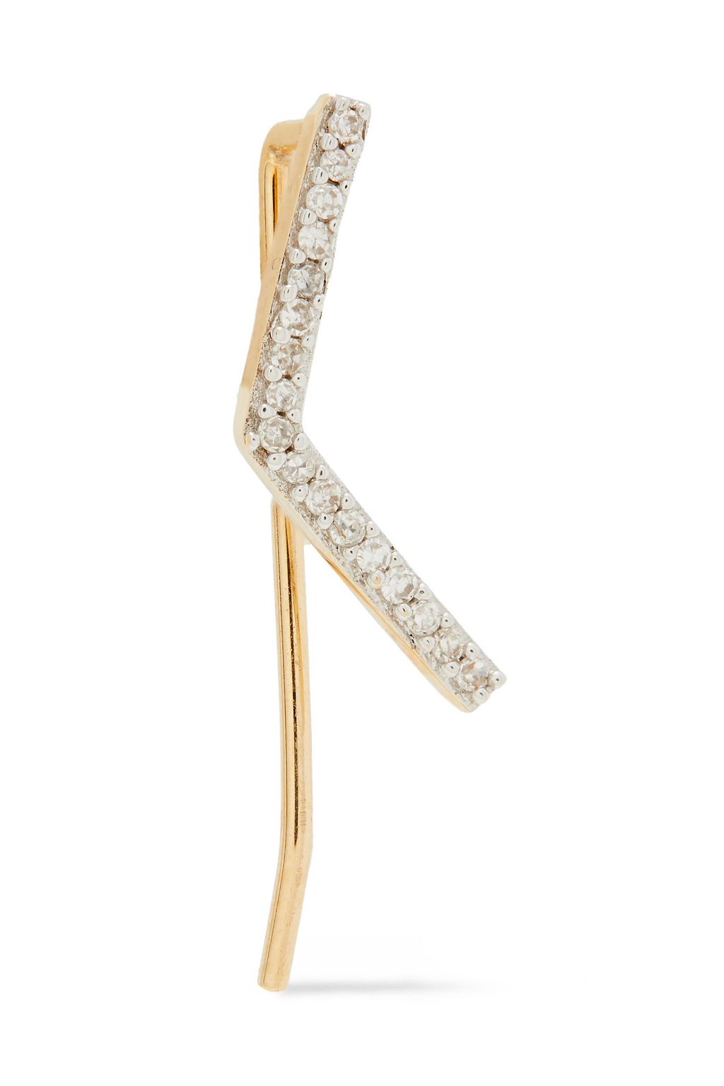 ADINA REYTER 14-karat gold diamond earrings