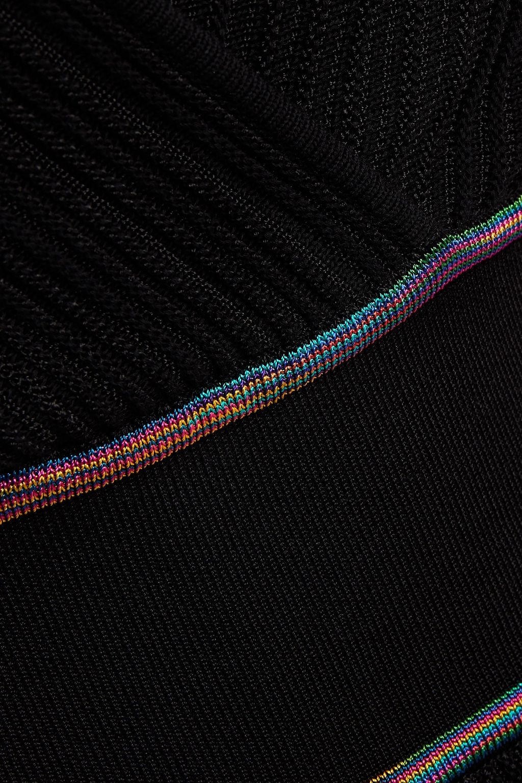 MISSONI Ribbed-knit mini dress