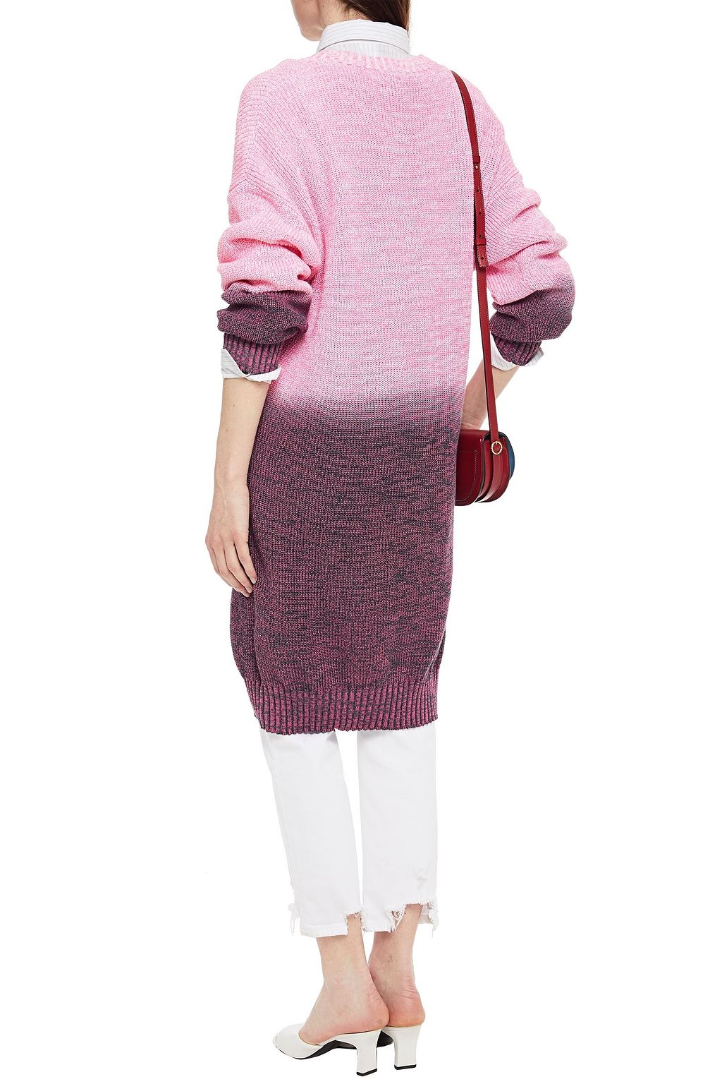 MSGM Dégradé cotton-blend sweater