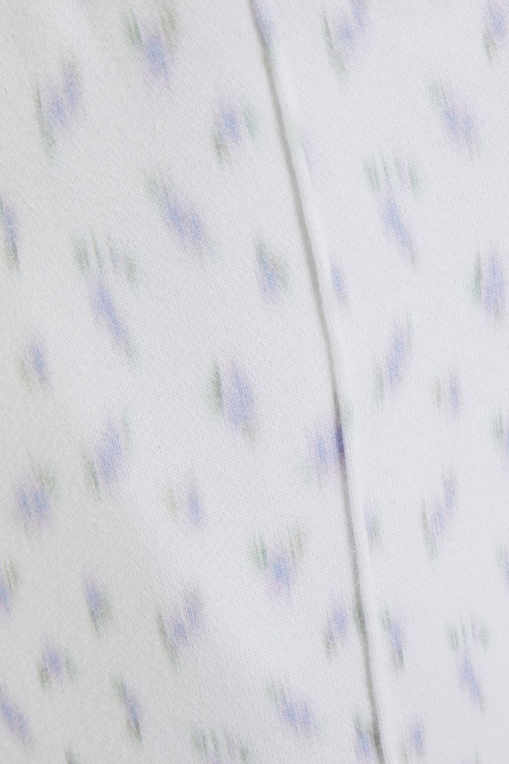 NINETY PERCENT Printed French cotton-terry track pants