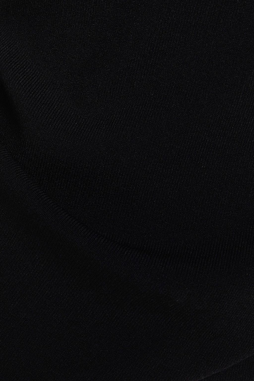 NINETY PERCENT Cutout stretch-knit turtleneck top