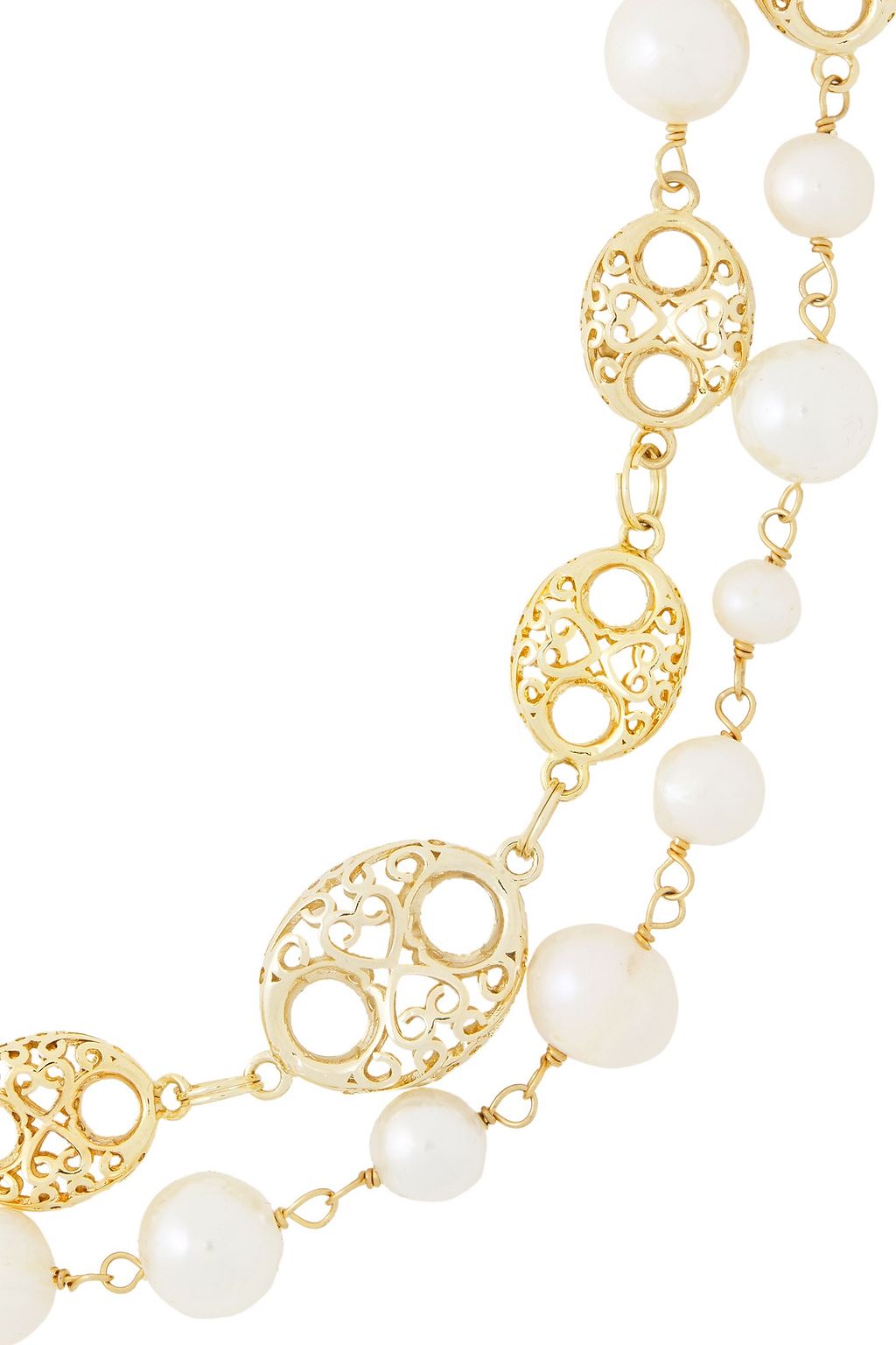 ROSANTICA Gold-tone pearl necklace