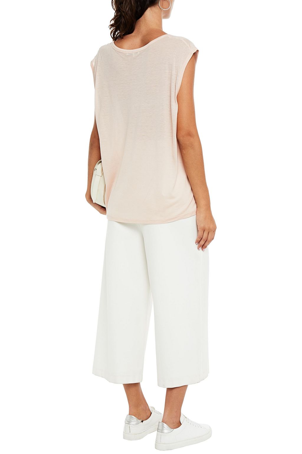 NINETY PERCENT Oversized Tencel-jersey top