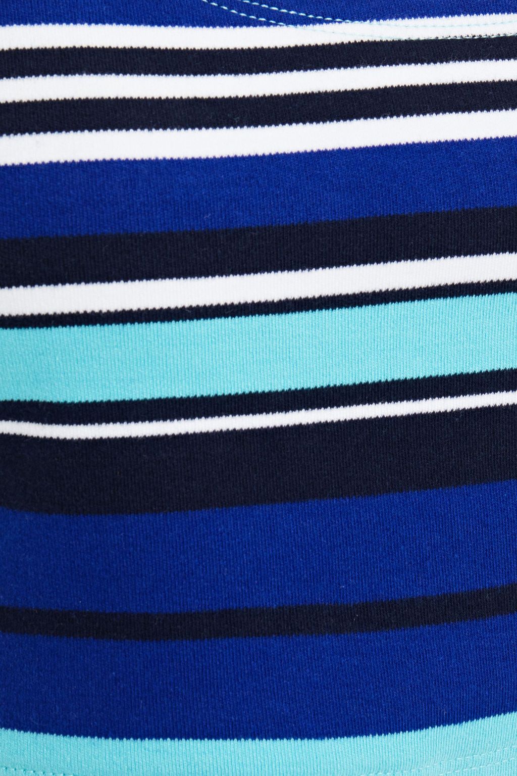 NINETY PERCENT Cropped striped cotton-blend jersey top