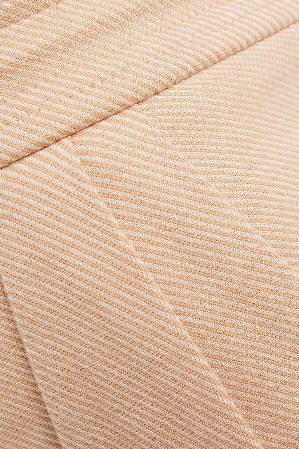 NINETY PERCENT Jacquard-knit organic cotton-blend track pants
