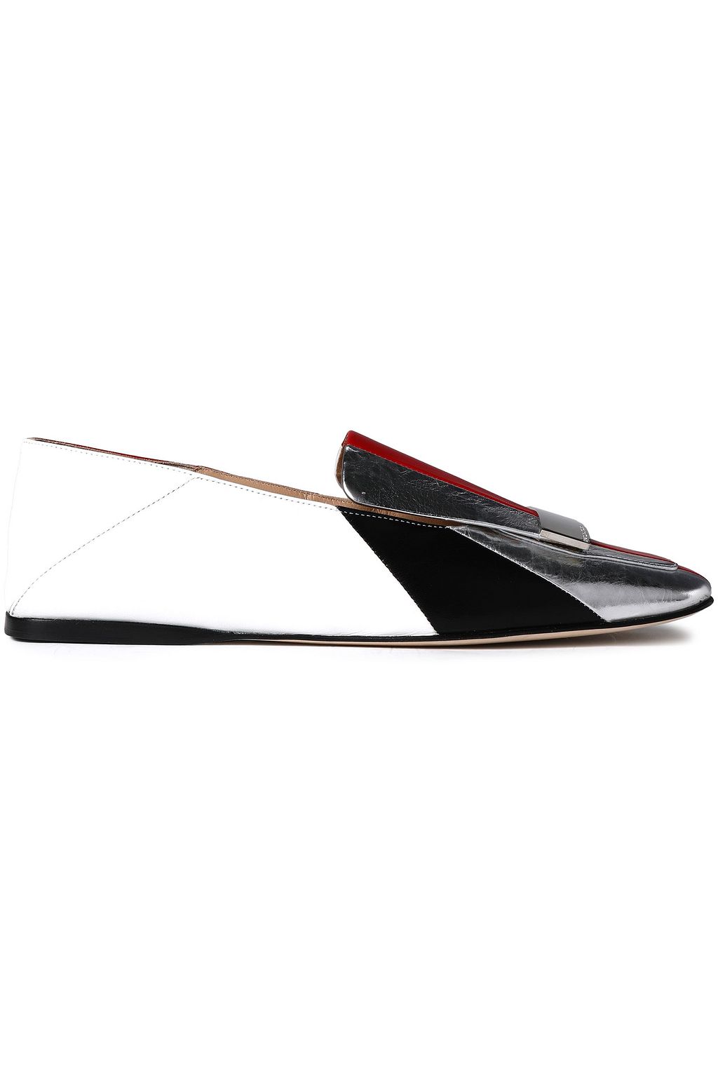 color block loafers