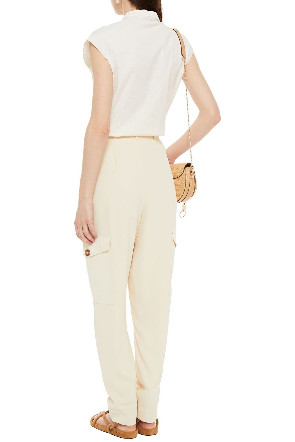 SEE BY CHLOÉ Stretch-twill tapered pants