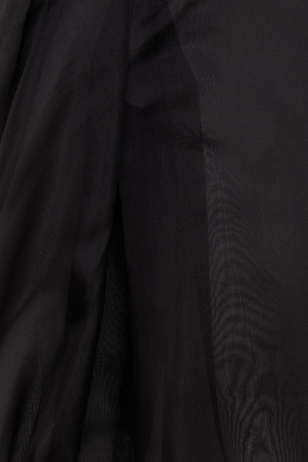 MSGM Ruffled silk-organza blouse