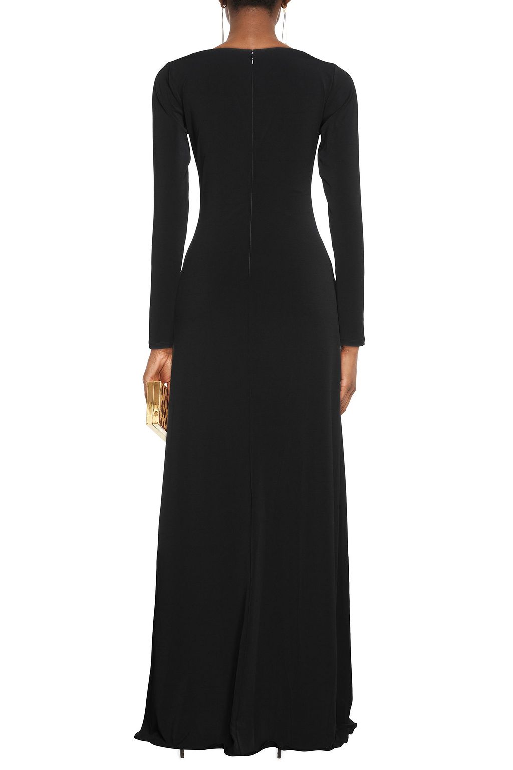 CINQ À SEPT Gwen split-front stretch-jersey gown