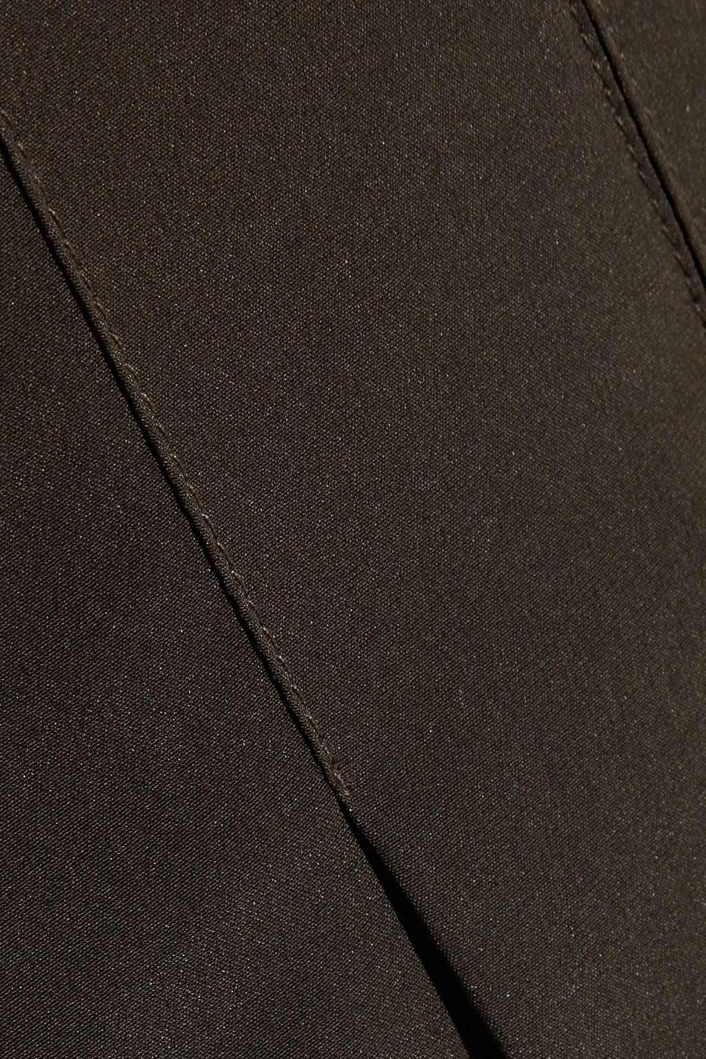CHLOÉ Asymmetrischer Minirock aus Seiden-Crêpe mit Falten