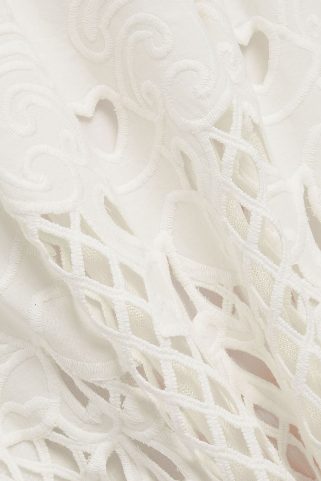 SEE BY CHLOÉ Gathered broderie anglaise cotton dress