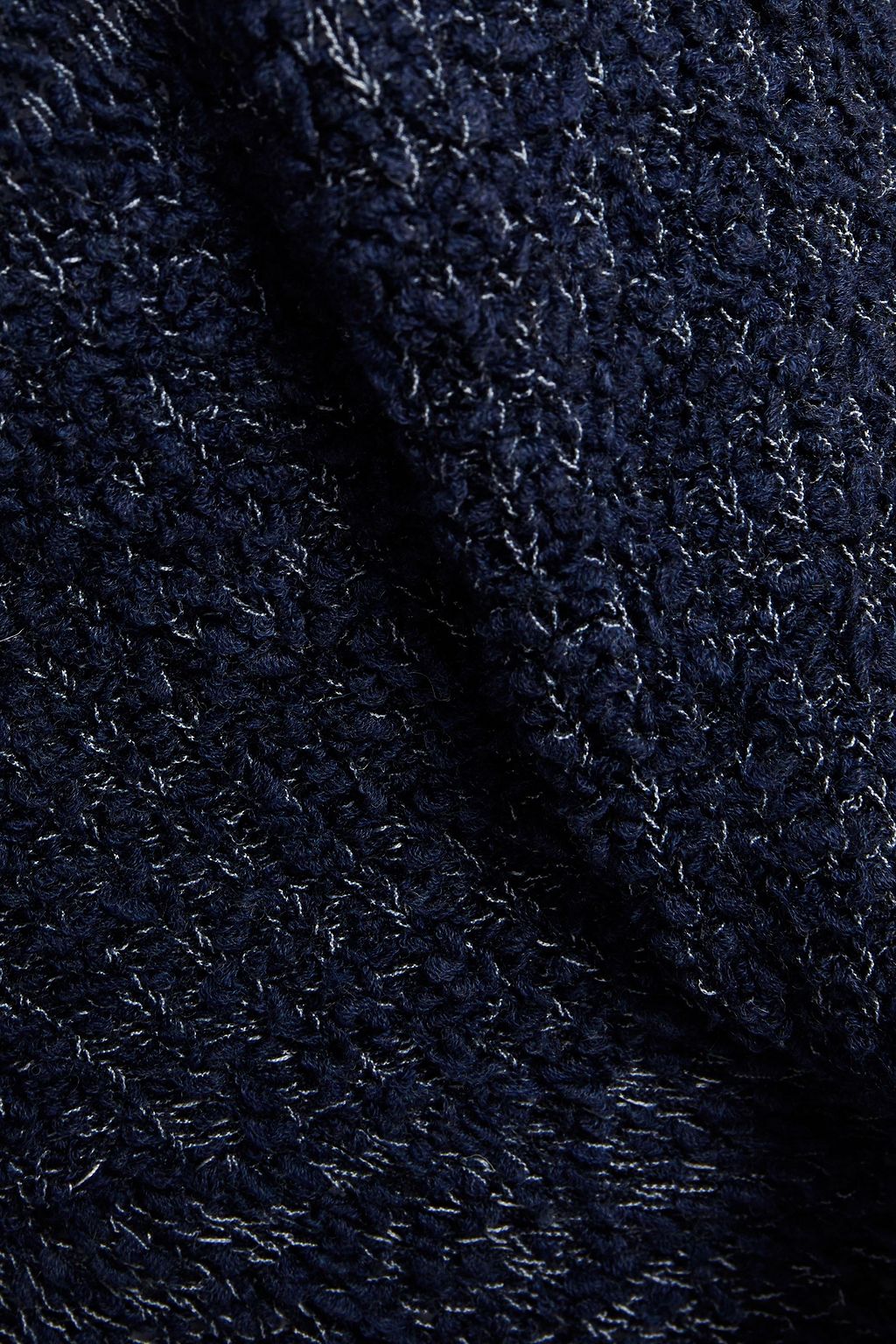 SEE BY CHLOÉ Marled bouclé-knit merino wool-blend dress