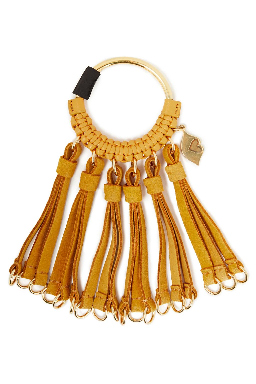 SEE BY CHLOÉ Tasseled suede keychain