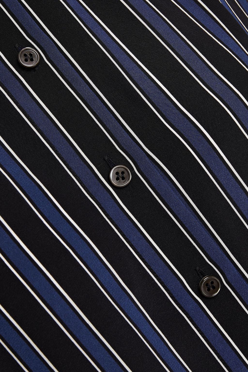 MICHAEL KORS COLLECTION Striped crepe de chine shirt