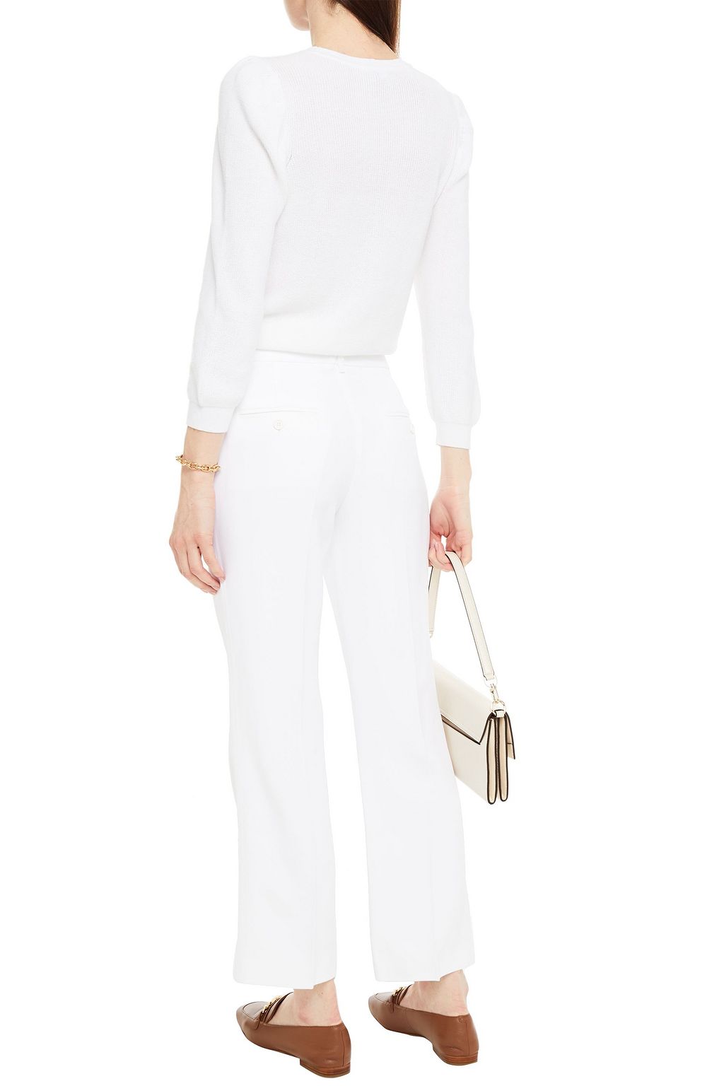 MICHAEL KORS COLLECTION Crepe straight-leg pants
