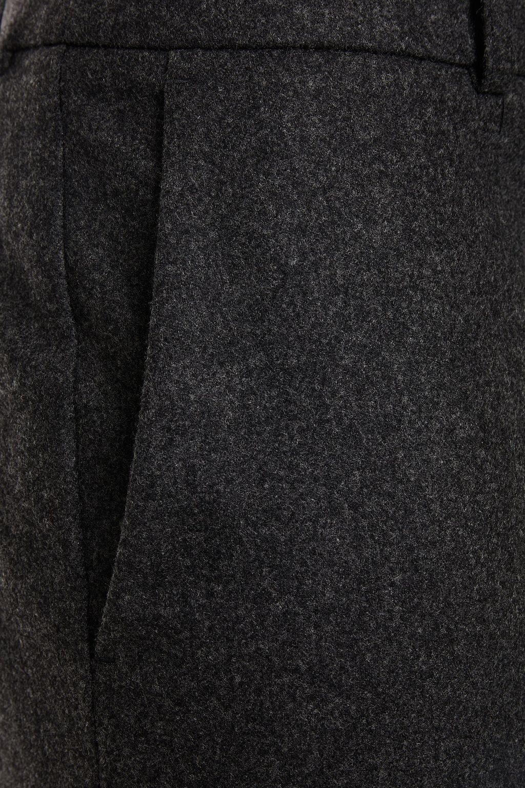MICHAEL KORS COLLECTION Mélange wool-blend straight-leg pants