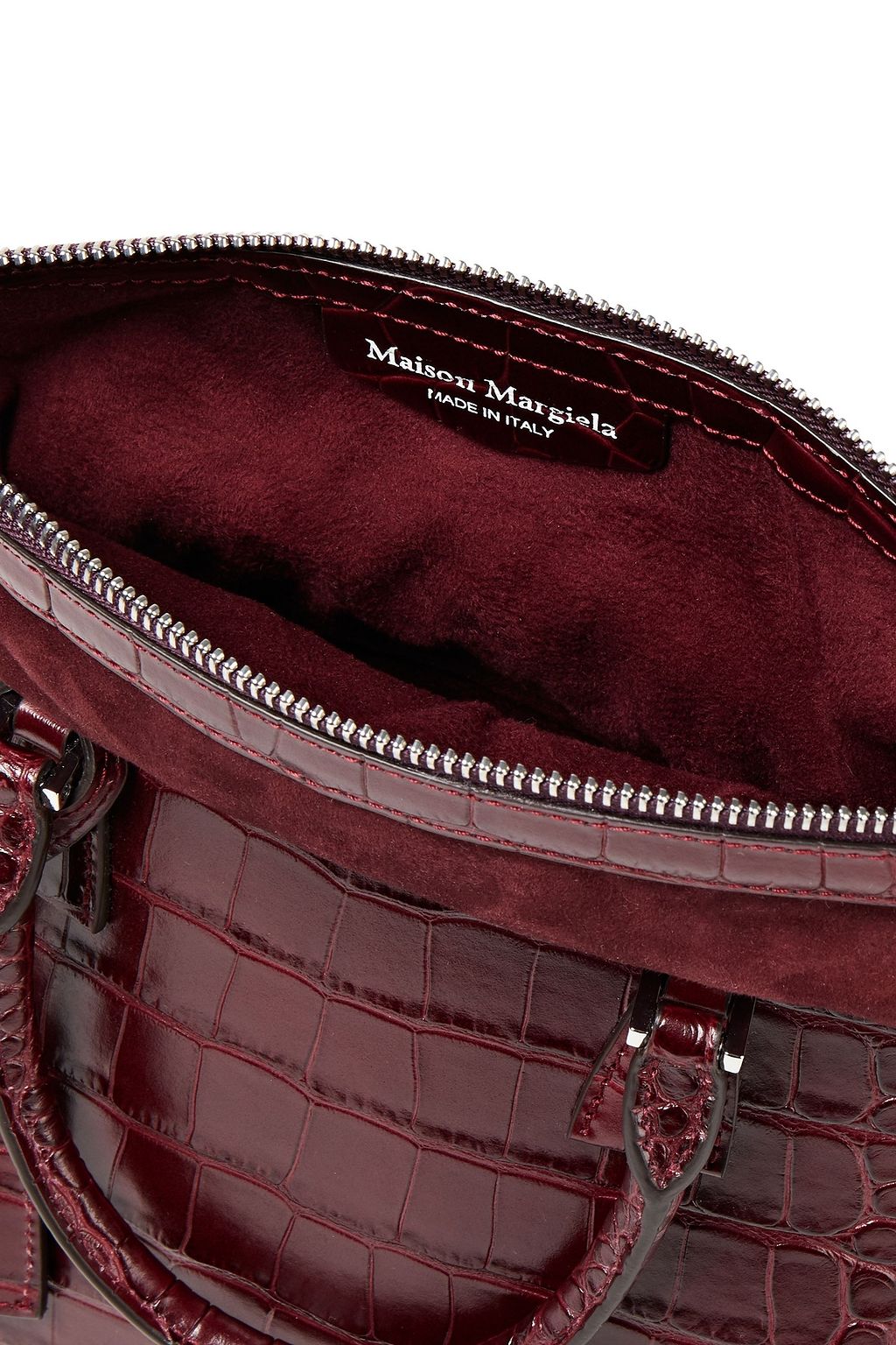 MAISON MARGIELA 5AC croc-effect leather tote