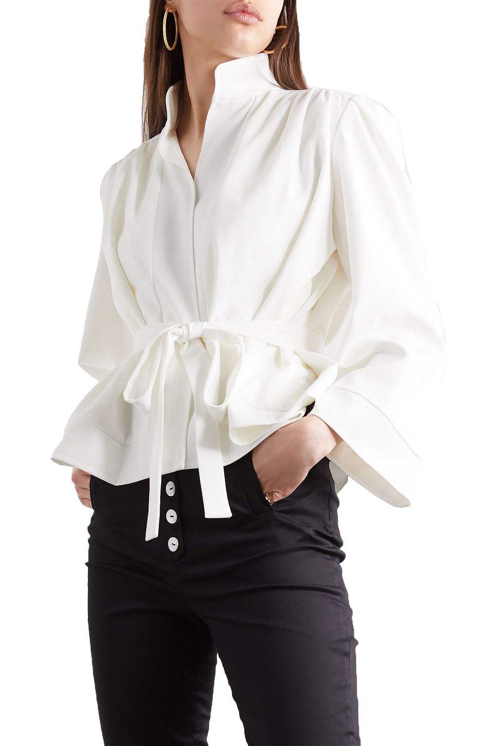 ÀCHEVAL PAMPA Lucero belted stretch-twill coat