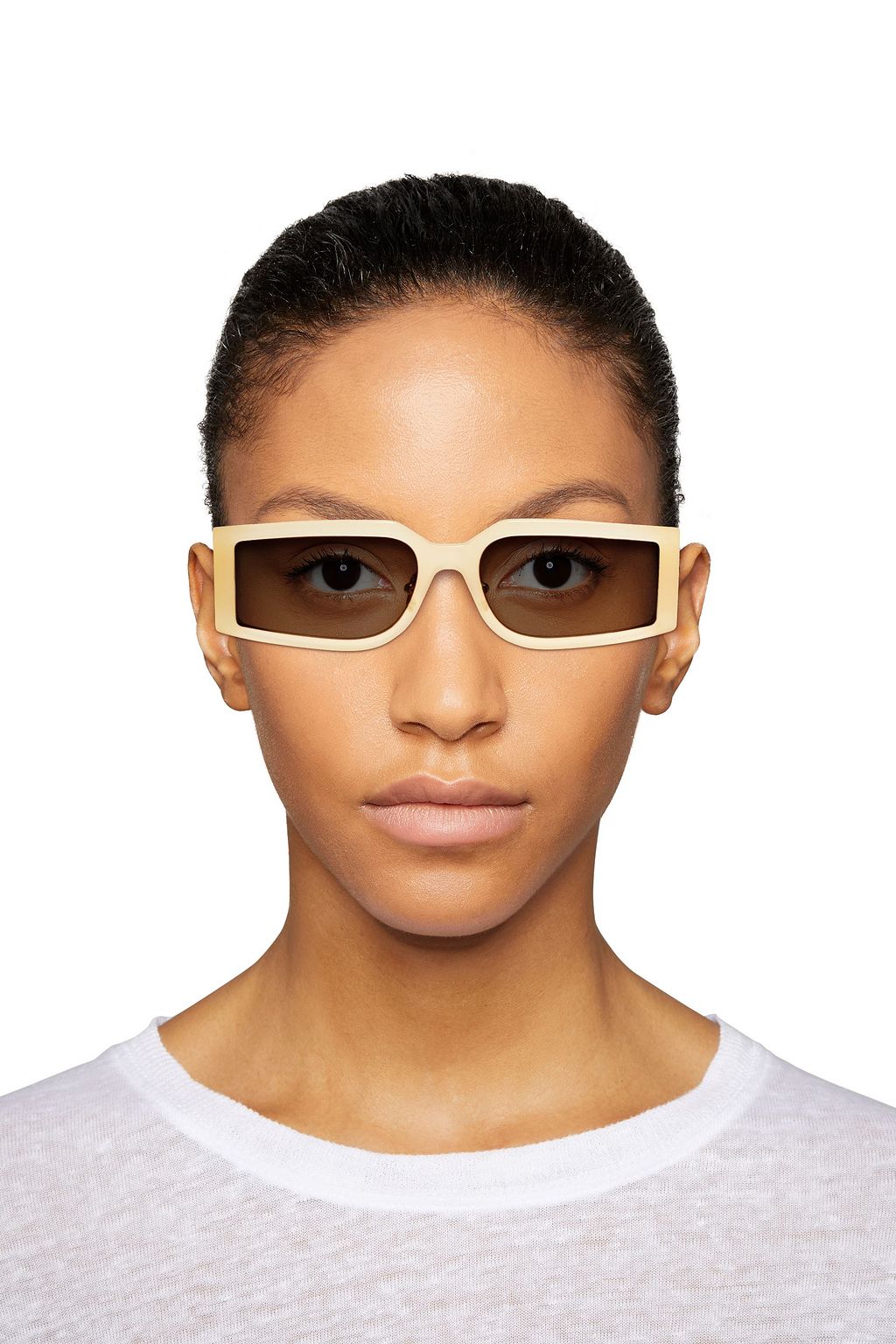 SELF-PORTRAIT Rectangle-frame acetate sunglasses