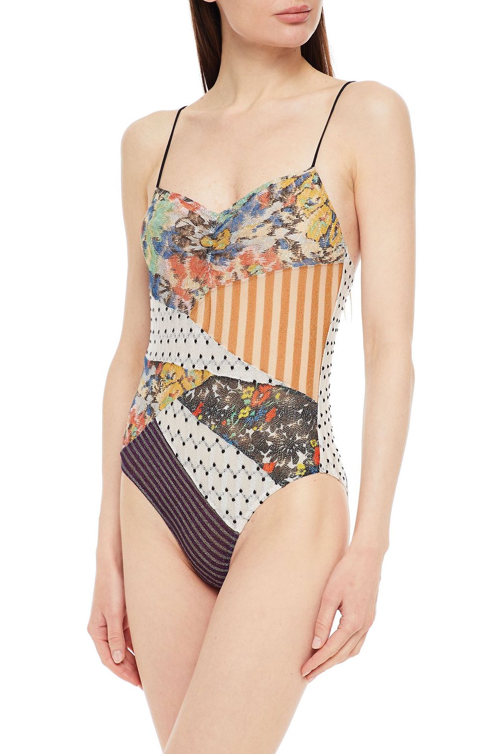 MISSONI Mare patchwork crochet-knit bikini