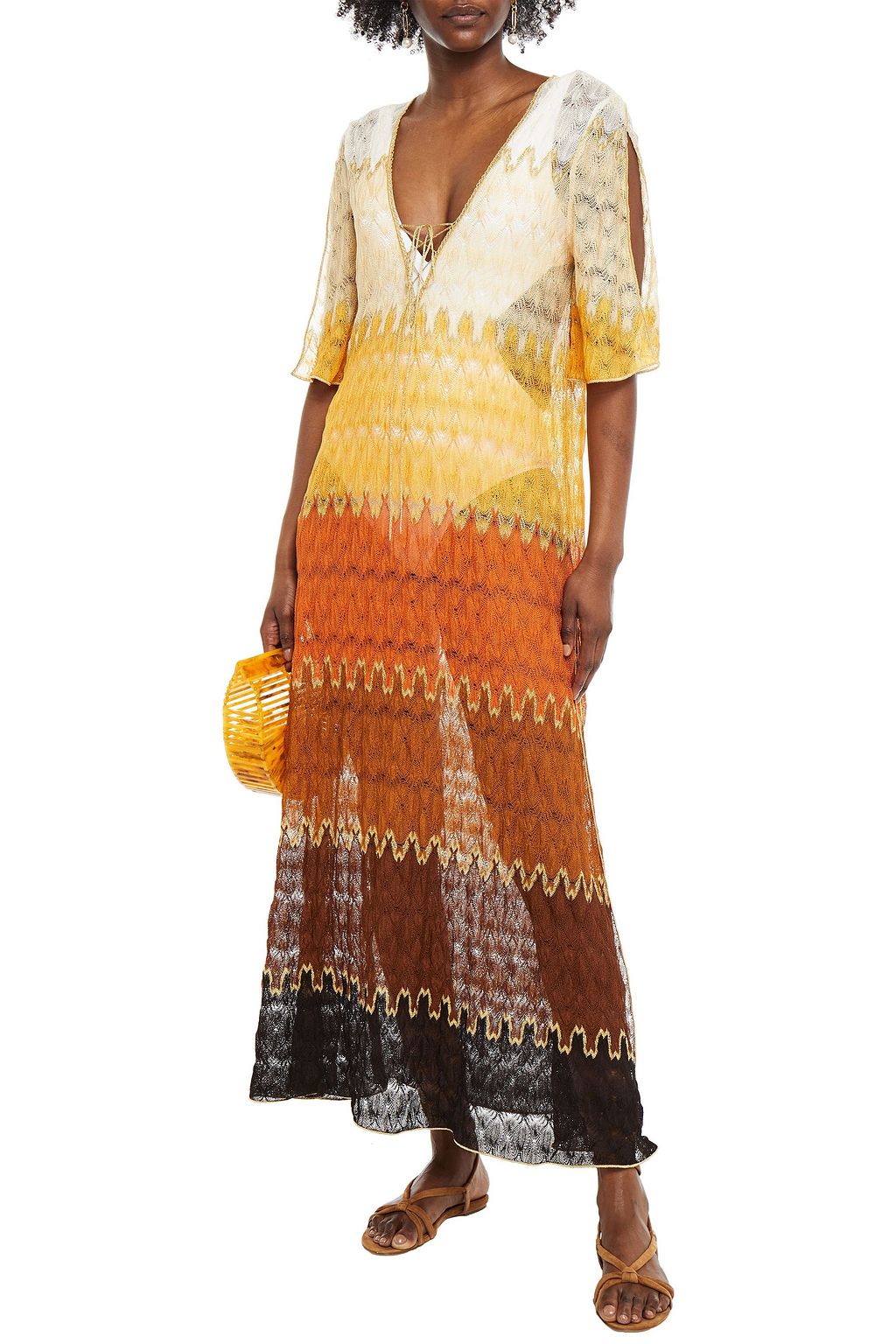 MISSONI MARE Crochet-knit kaftan