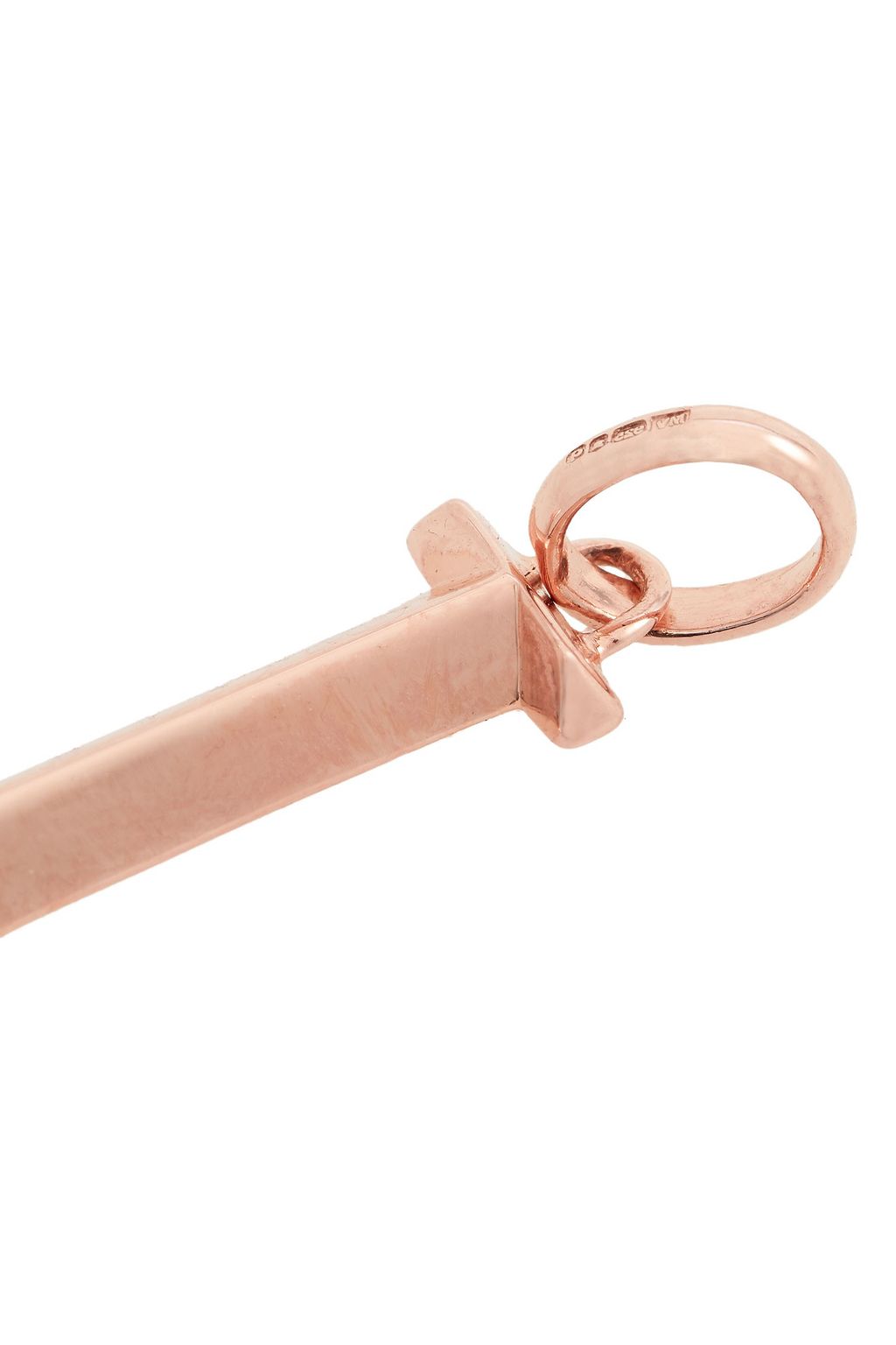 MONICA VINADER Rose gold vermeil pendant