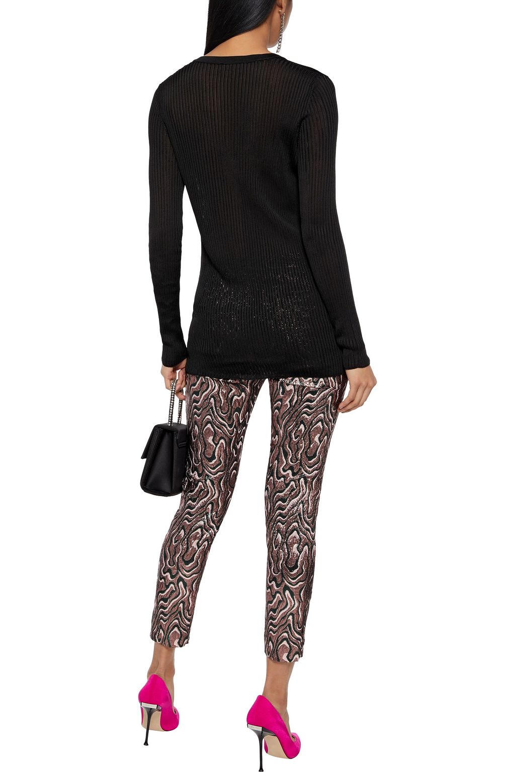 PUCCI Ribbed-knit cardigan
