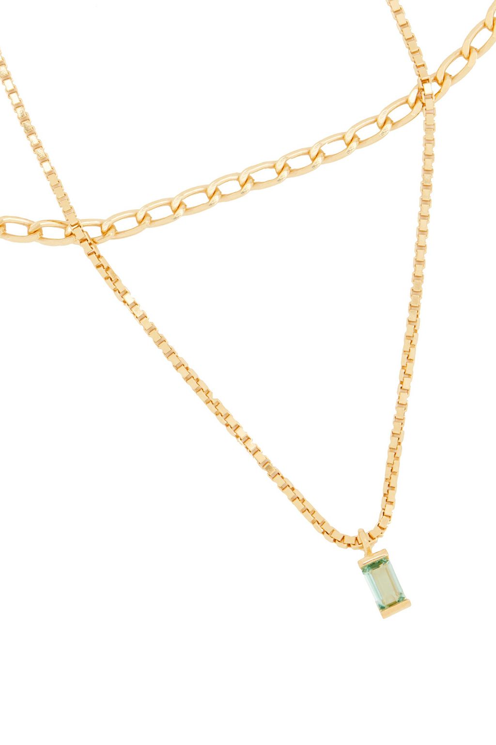 CORNELIA WEBB Recycled sterling silver quartz necklace