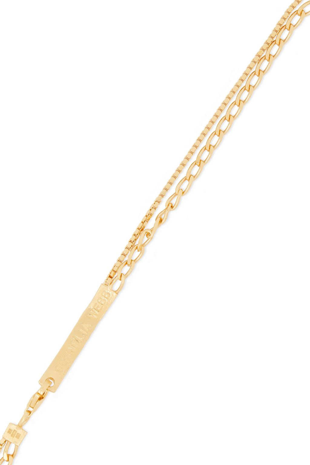 CORNELIA WEBB Recycled sterling silver quartz necklace